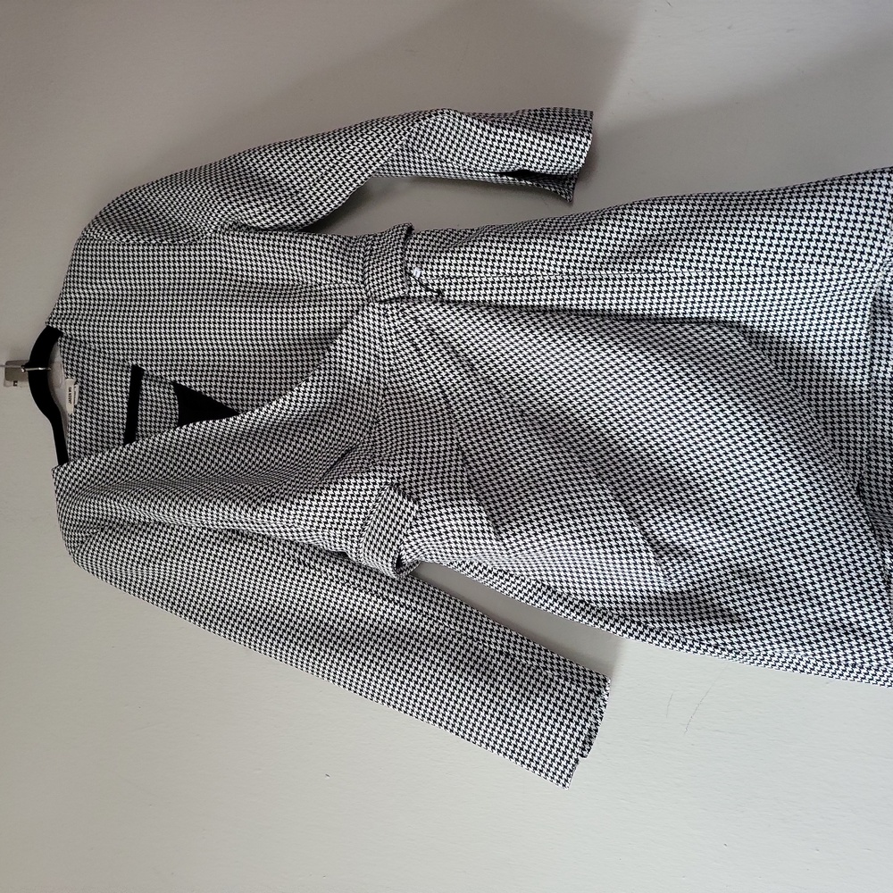 NWT JASON WU HOUNDSTOOTH LONG SLEEVE DRESS.SZ-M - Picture 8 of 8